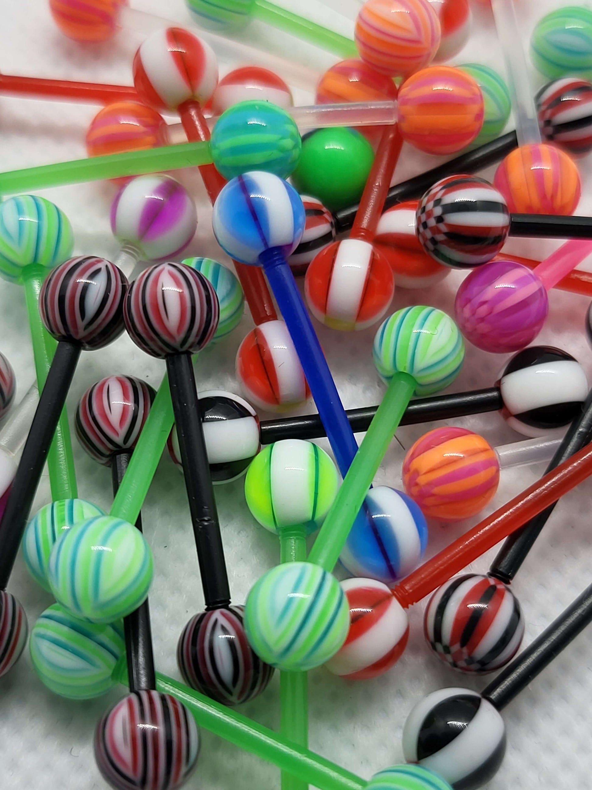 Assortment Of Tongue Rings