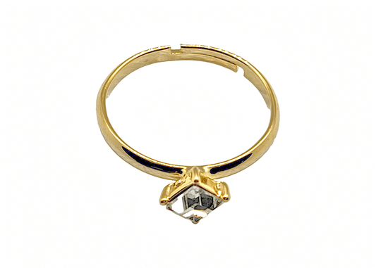 Gold Plated Cubic Zirconia Toe Ring